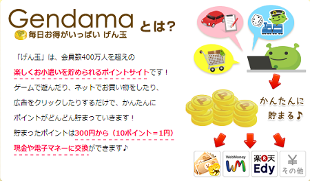 げん玉がおすすめポイントサイトである5つの理由 派遣社員のネット副業や節約術 目指せ貯金5000万の道